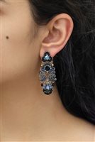 Earrings Ayala Bar Woman Indigo Summits in Metal Alloy Cristallo C2288 - C2288